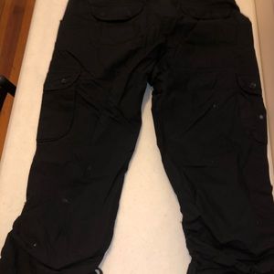 Black cargo pants